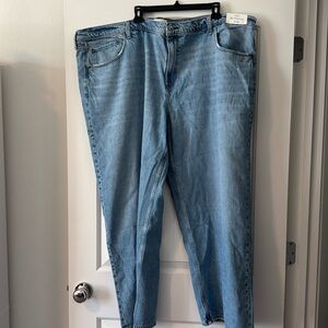 Abercrombie & Fitch- **New with tags, The Wide leg, mid rise, size 37 24R.